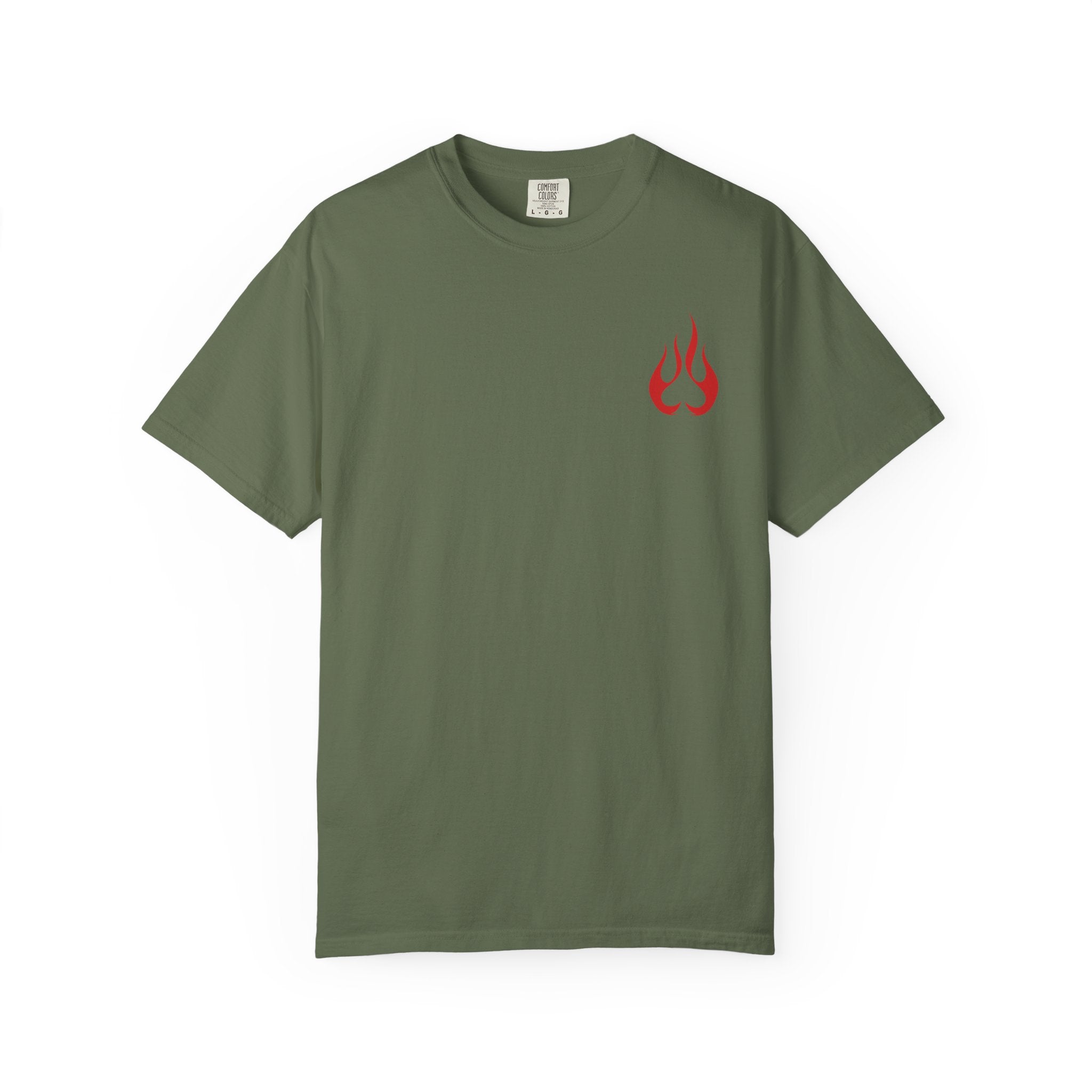 Blackjack Speed Shop T-Shirt — Retro Stripes & Flame Logo
