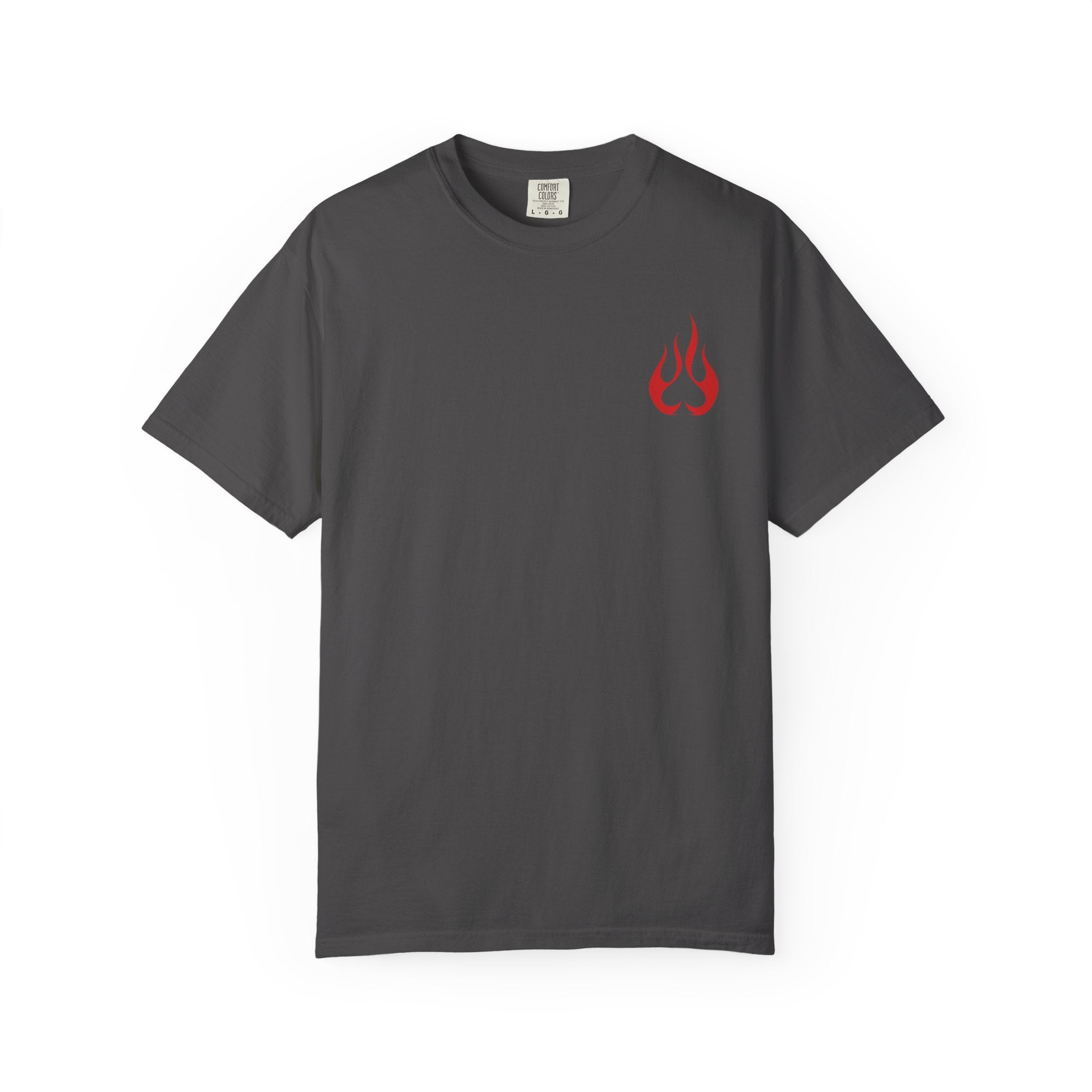 Blackjack Speed Shop T-Shirt — Retro Stripes & Flame Logo
