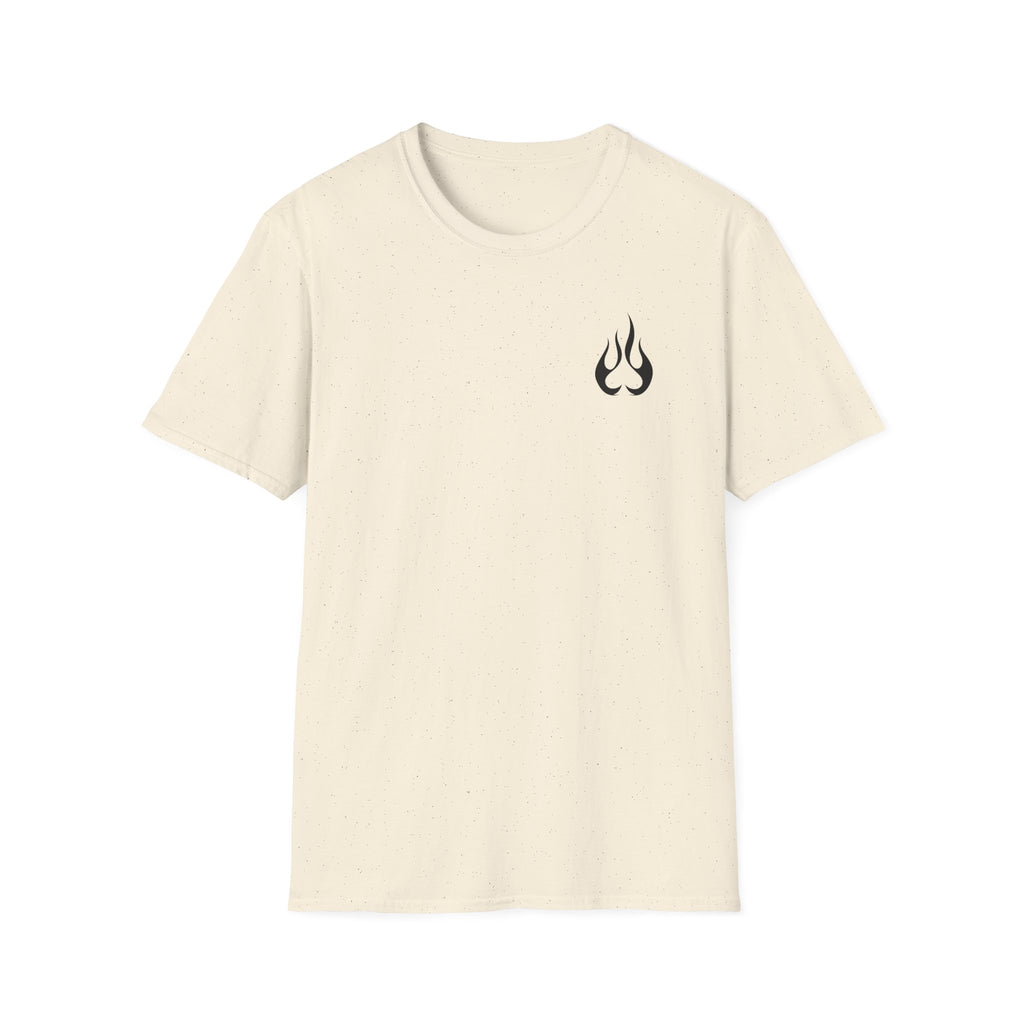 Texas Made T-Shirt – 'Texas Made' License Plate Graphic with Flame Logo