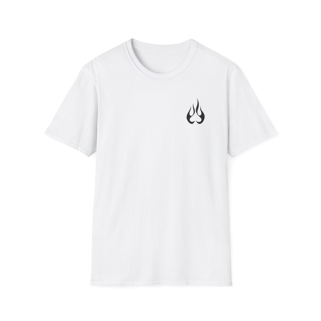Texas Made T-Shirt – 'Texas Made' License Plate Graphic with Flame Logo
