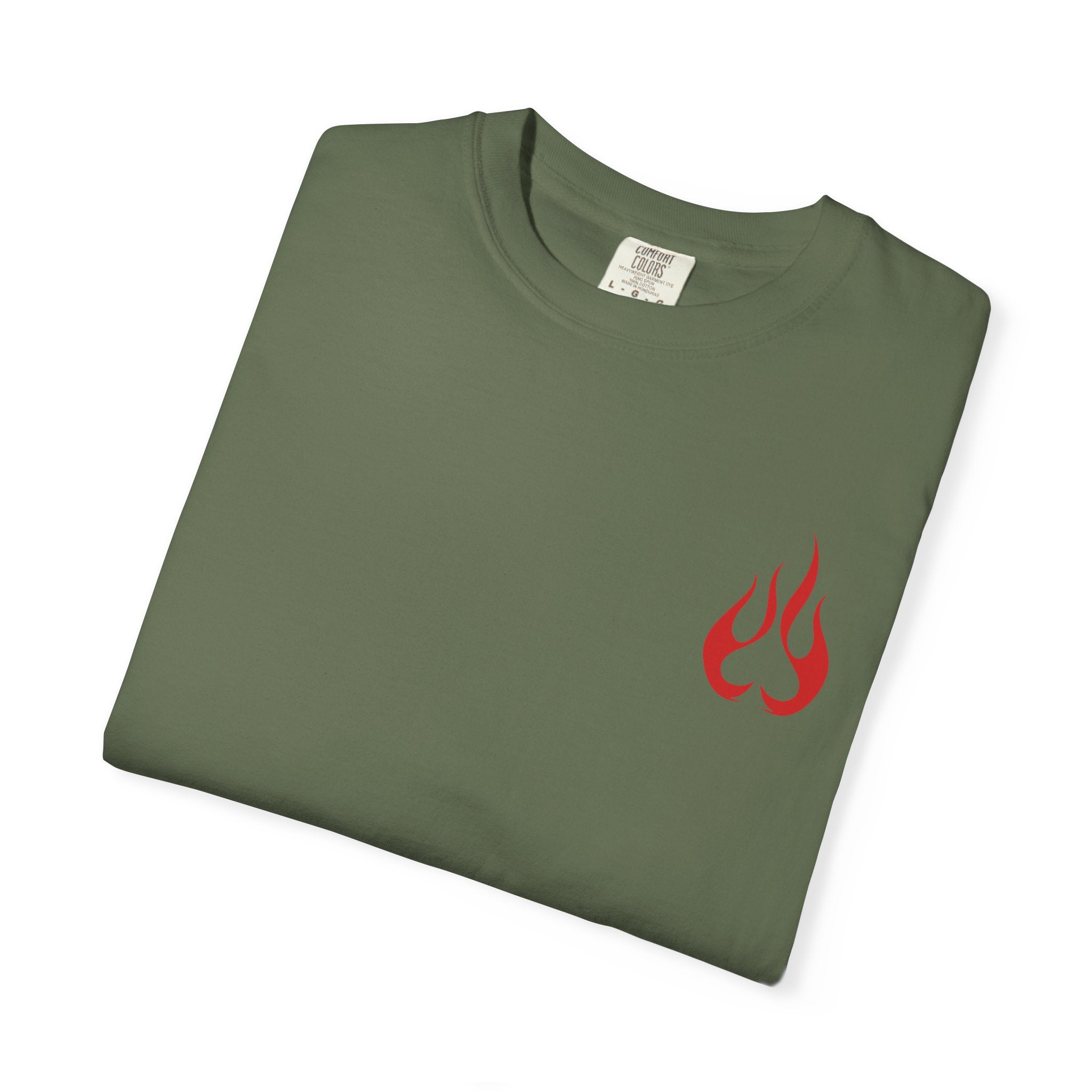Blackjack Speed Shop T-Shirt — Retro Stripes & Flame Logo