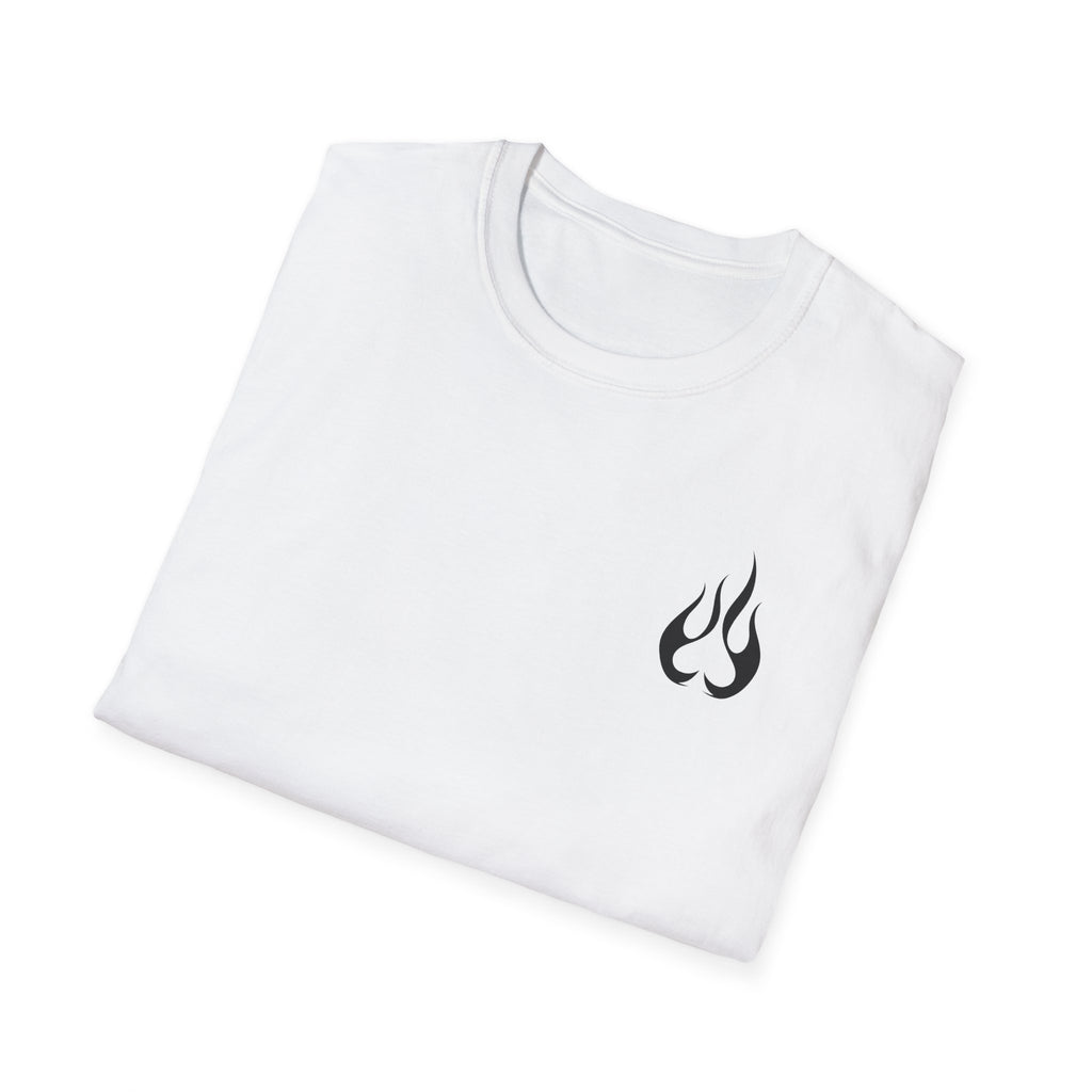 Texas Made T-Shirt – 'Texas Made' License Plate Graphic with Flame Logo