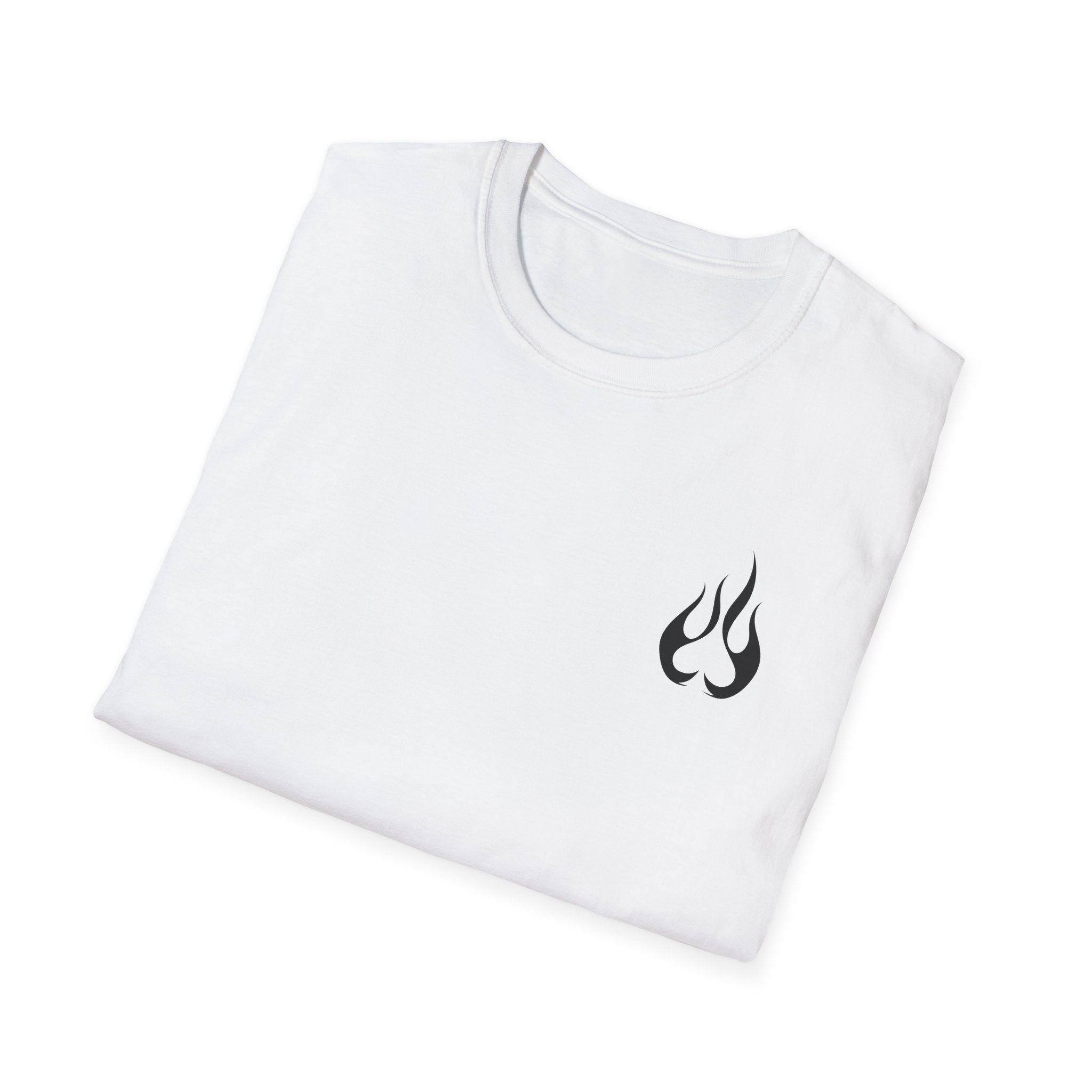 Texas Made T-Shirt – 'Texas Made' License Plate Graphic with Flame Logo