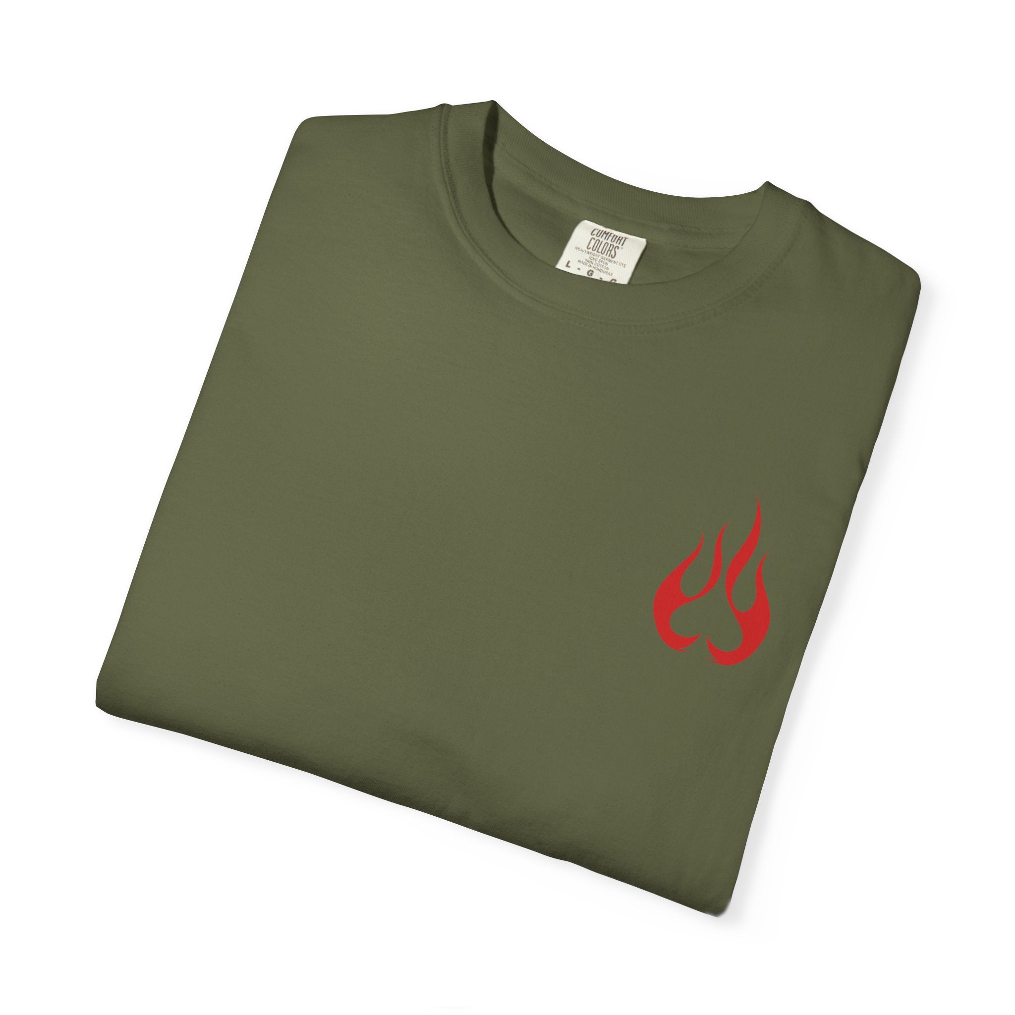 Blackjack Speed Shop T-Shirt — Retro Stripes & Flame Logo