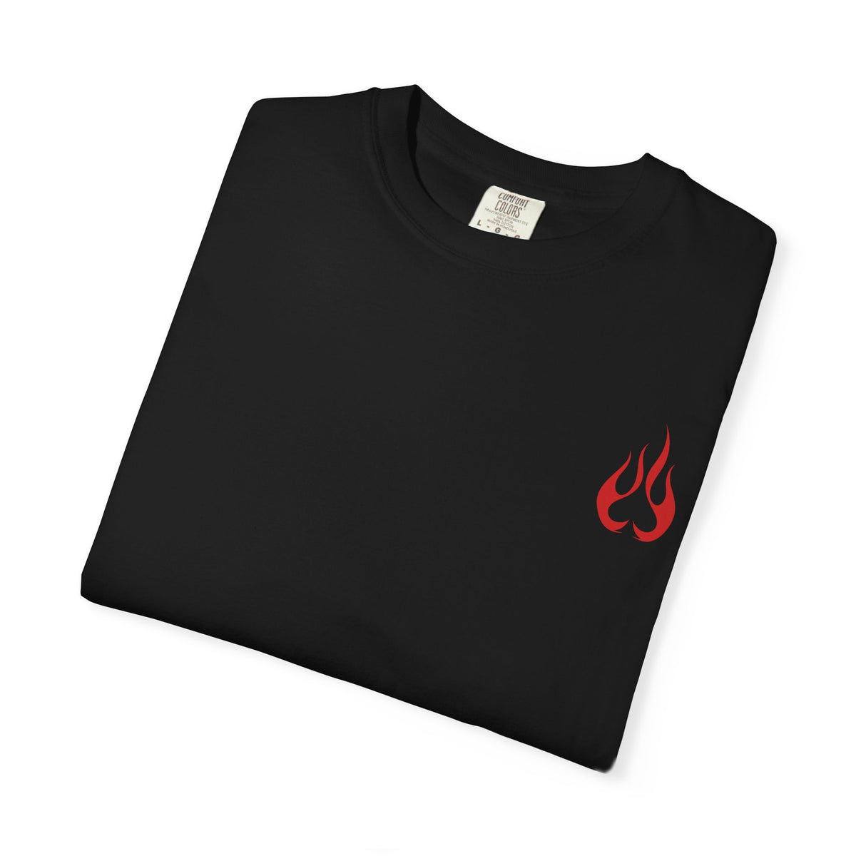 Blackjack Speed Shop T-Shirt — Retro Stripes & Flame Logo